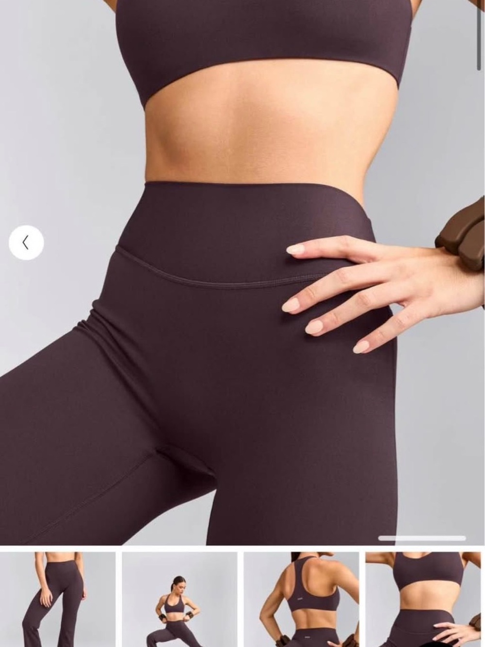 OnerActive SoftMotion™ Flared Bottoms with Grey Logo | Dark Umber Brown